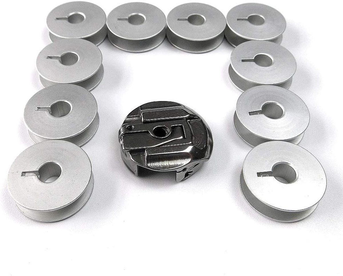 Spoelkoffer Naaimachine - Spoelen Set - Naaimachine Organiseren - Inclusief 10 Klossen - 10 stuks - Niet gespecificeerd