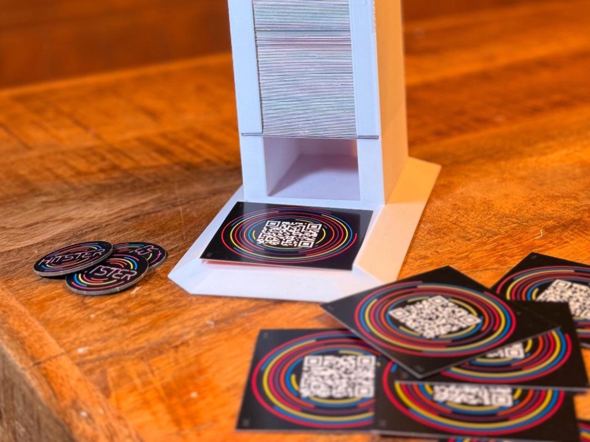 3D-geprinte Hitster-kaarthouder: game-avondorganisator — cadeau in Partyspellen - foto 2