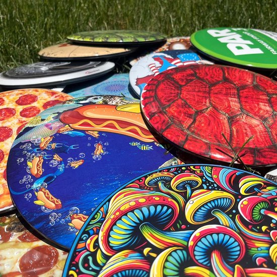 Discraft ESP Buzzz Supercolor Midrange Disc Golf Disc - Custom Design Discraft Discraft Discs - Straight Flying en Geweldig voor alle vaardigheidsniveaus - Gratis Mini Marker Inbegrepen — afbeelding 2
