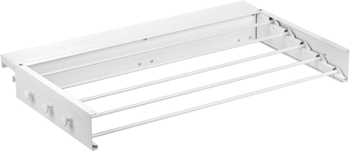 REN® Wanddroogrek Inklapbaar - Wanddroogrek - Wit - 39cm x 80cm x 10cm