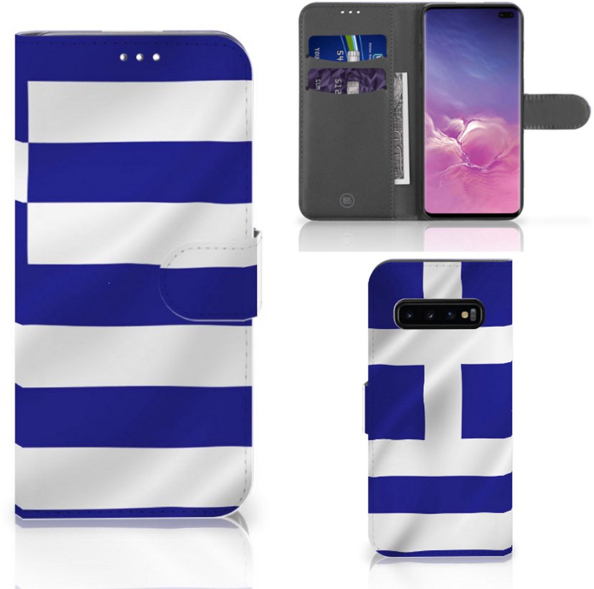 Samsung Galaxy S10 Plus Bookstyle Case Griekenland