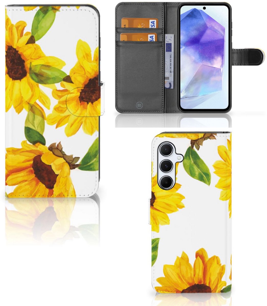 Hoesje voor Samsung Galaxy A55 Zonnebloemen