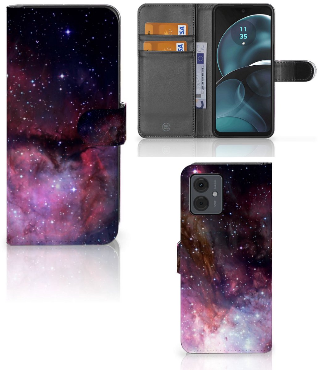 Book Case voor Motorola Moto G14 Galaxy