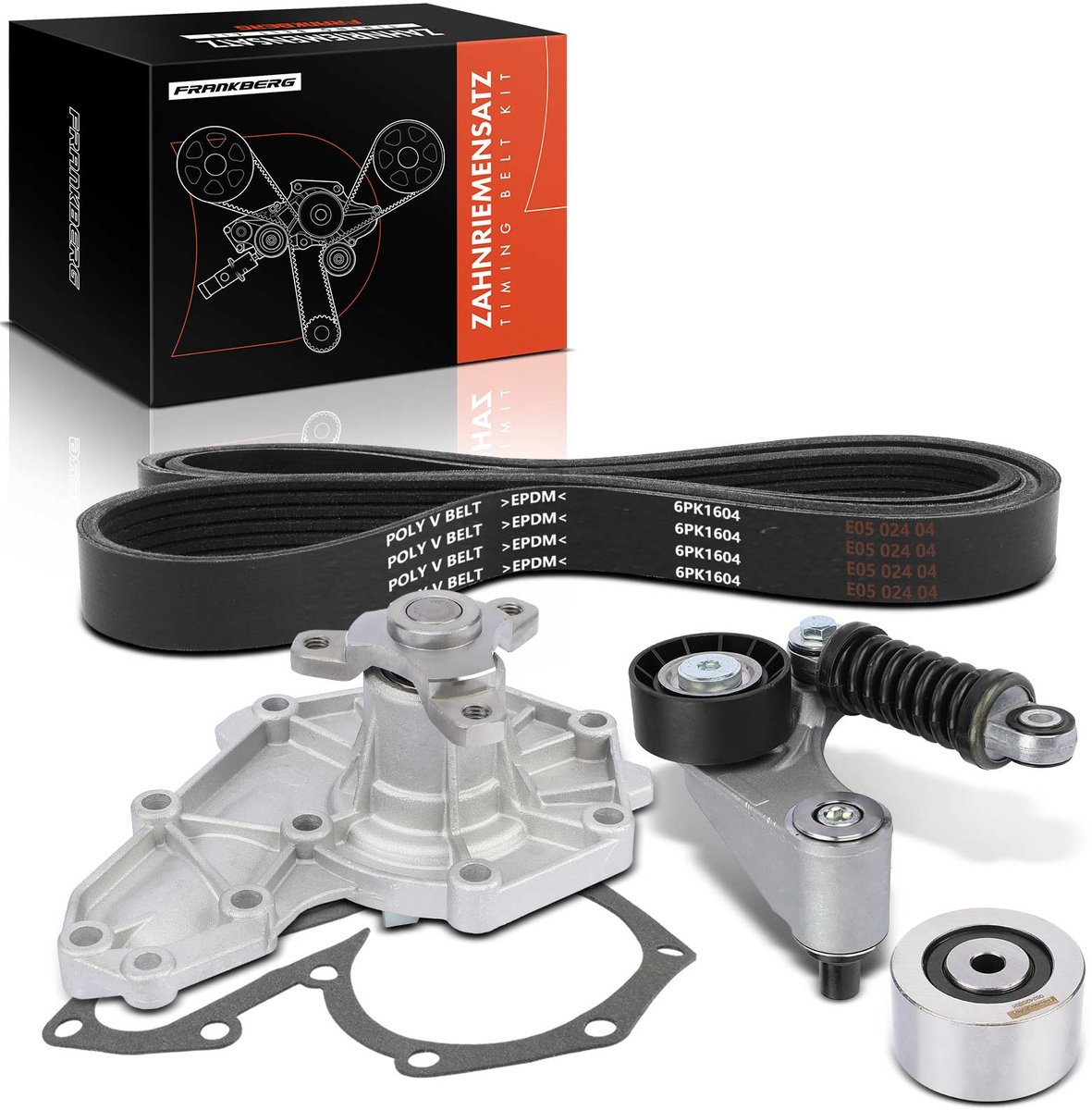 Frankberg 1x multiriemenset waterpomp voor Renault