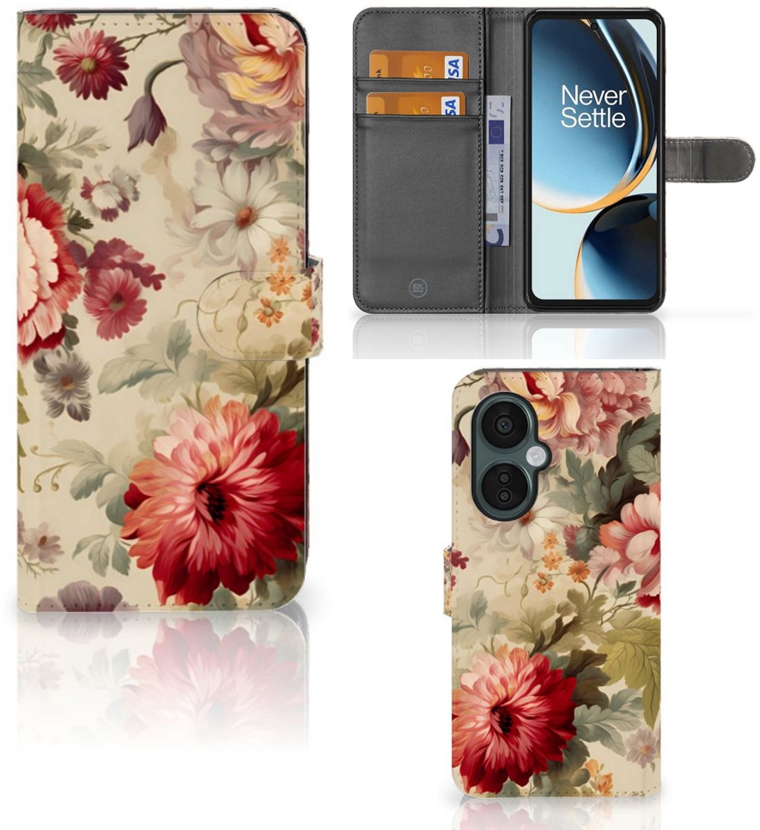 Hoesje voor OnePlus Nord CE 3 Lite Bloemen