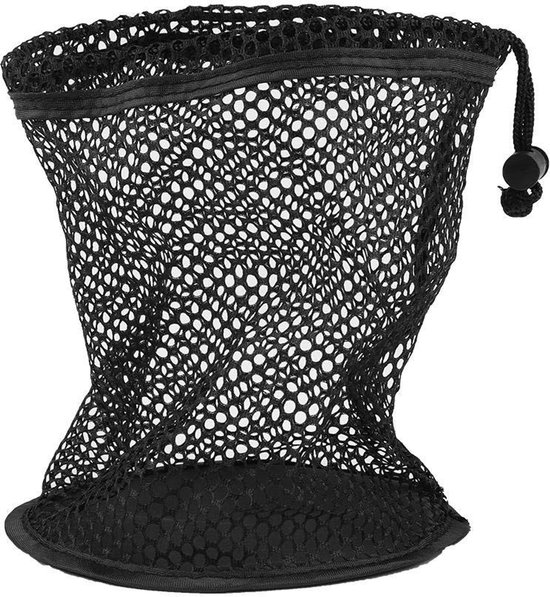 Golf Ball Bag Zwart Mesh Nylon - Opruimtas voor 25/50 Golfballen van GOLF — afbeelding 5