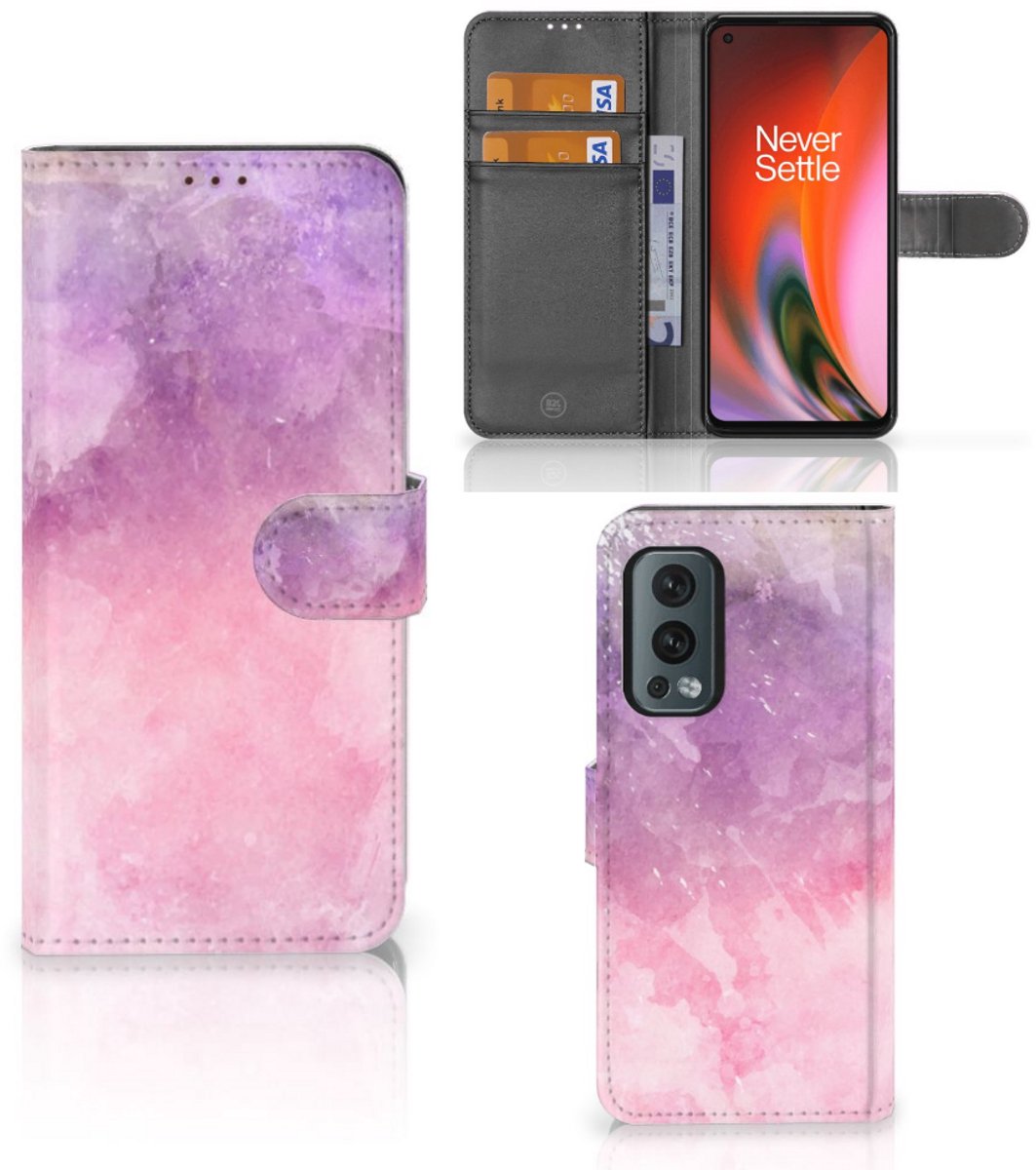 Hoesje OnePlus Nord 2 5G Pink Purple Paint