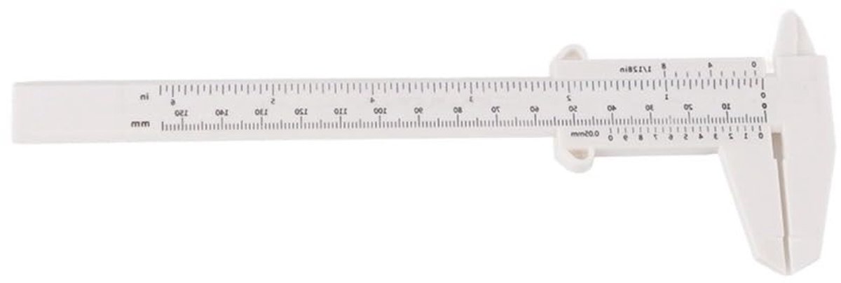 Waterdichte Vernier Caliper voor Precisie Metingen in Permanente Make-up en Tattoo Toepassingen - Ideaal voor Studenten en Professionals