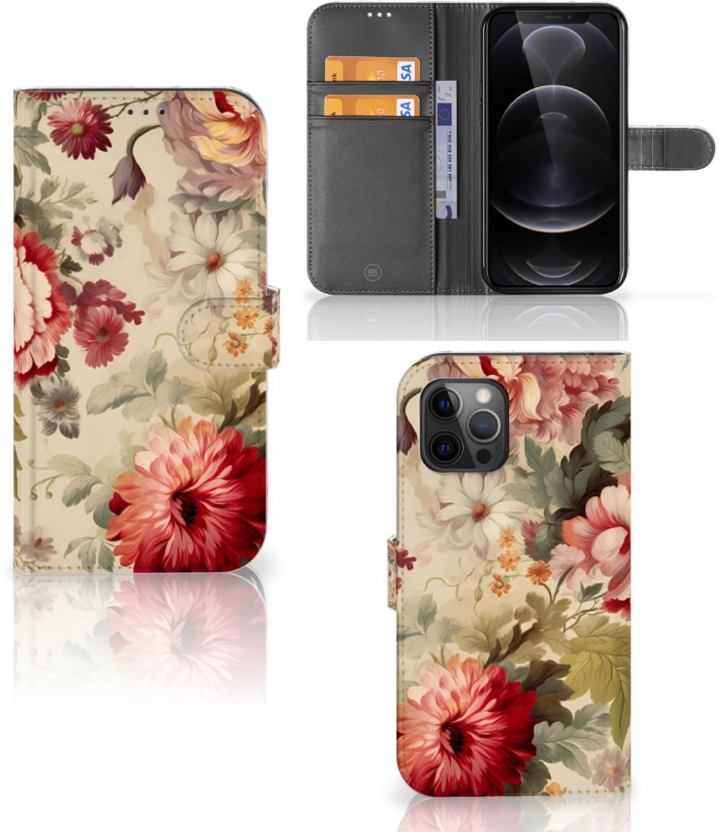 Hoesje voor Apple iPhone 12 Pro Max Bloemen