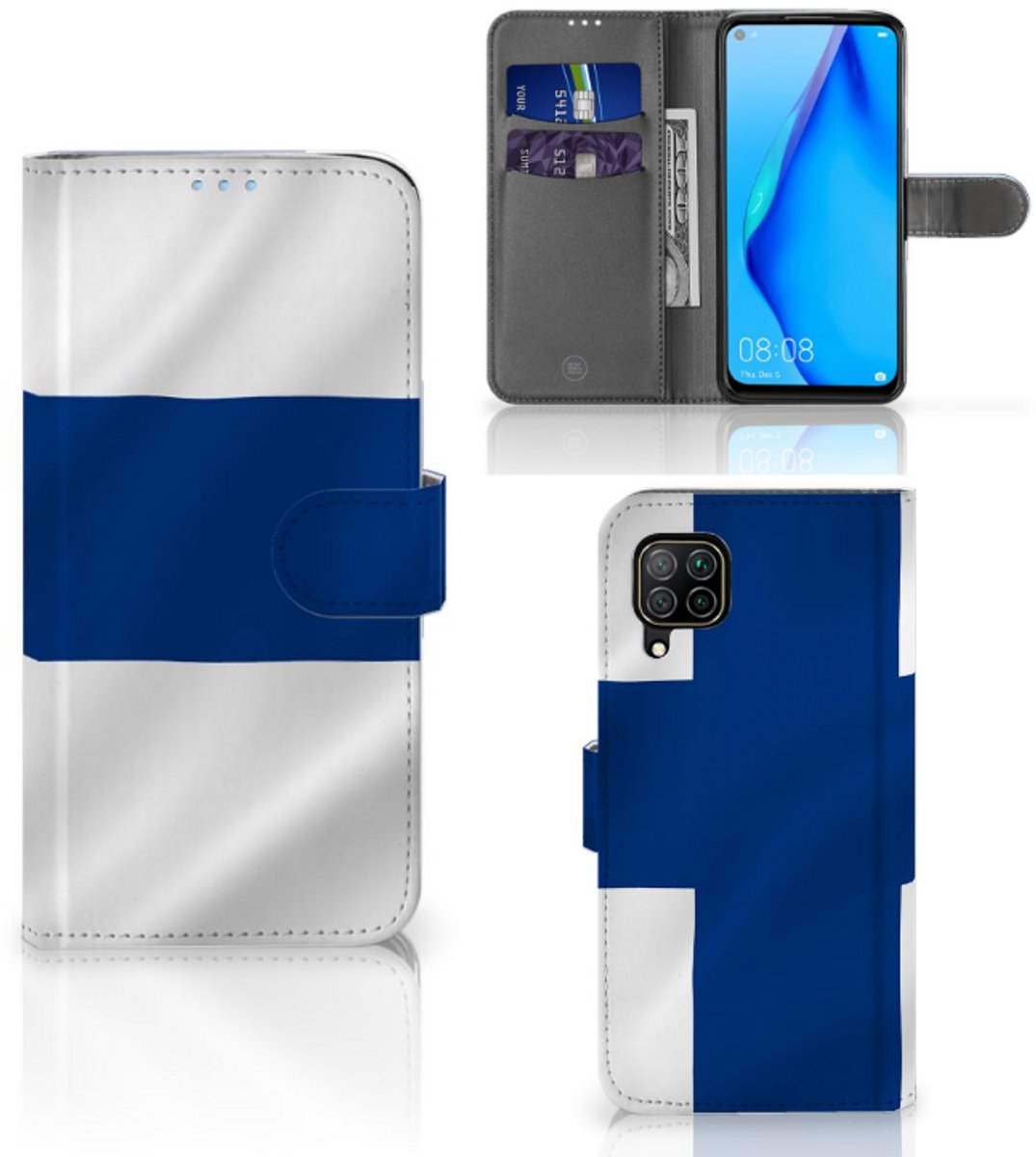 Huawei P40 Lite Bookstyle Case Finland