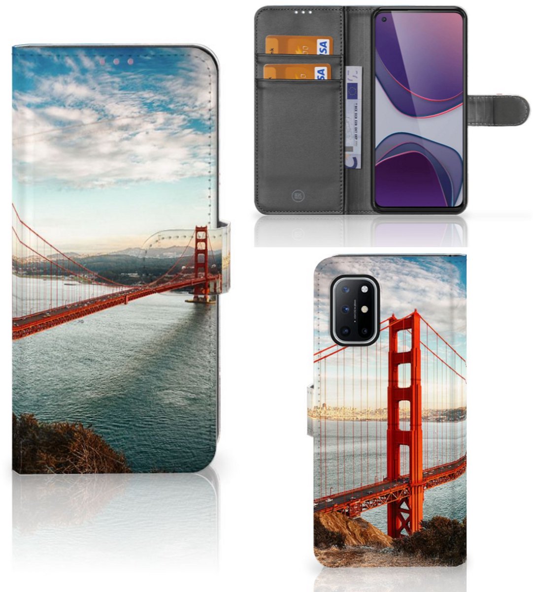 OnePlus 8T Flip Cover Golden Gate Bridge