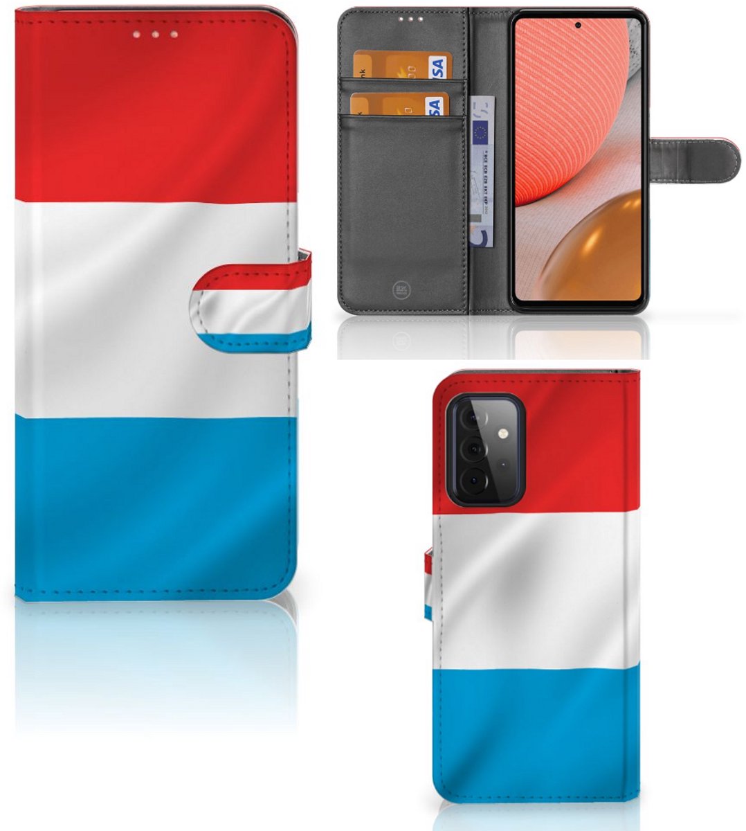 Samsung Galaxy A72 Bookstyle Case Luxemburg