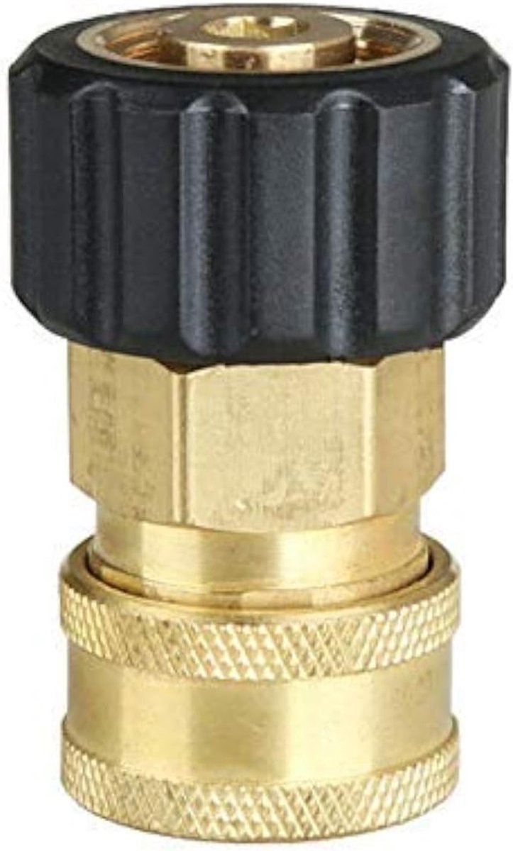 Hoge Drukreiniger Adapter M22 Mannetje naar 1/4 Draad Quick Release Koppeling voor Slang en Accessoires (15mm Binnen Diameter)