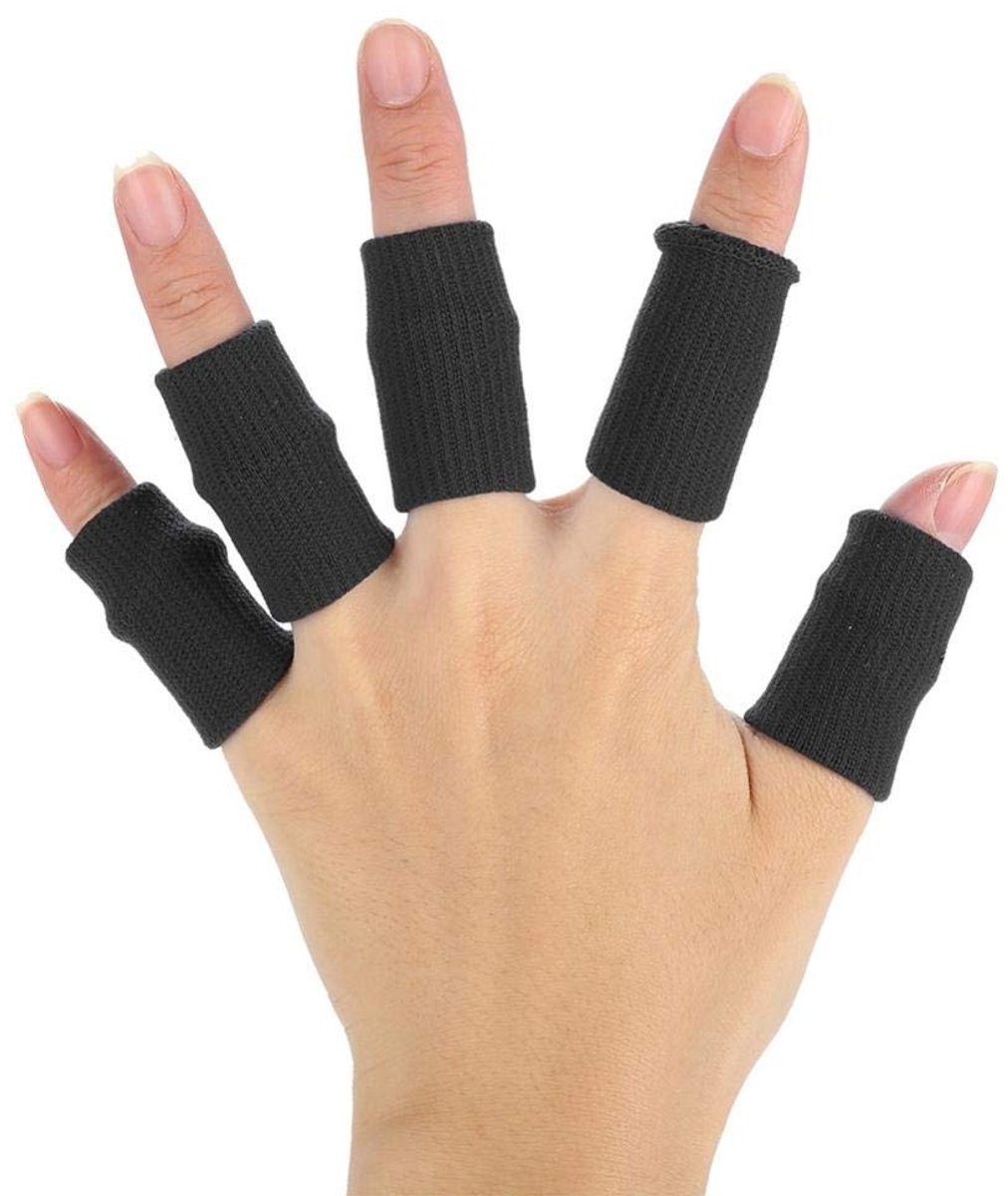 Vingerbeschermers voor Sporten - 10 Stuks, Ondersteuning bij Artritis en Blessures voor Basketbal, Tennis, en Volleybal