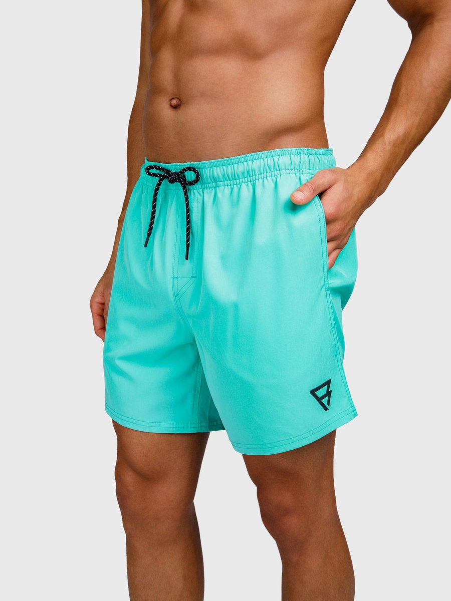 Brunotti Bru - conic Zwembroek Heren - Zwemshort met 4 - Way Stretch - Carribean Green — afbeelding 7
