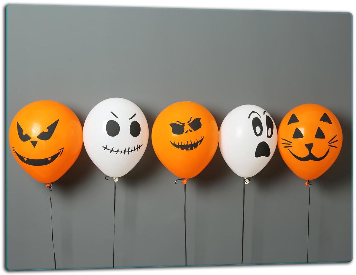 TMK ArtDeko Serie - Glazen Snijplank - 52x40cm - Balonontwerp