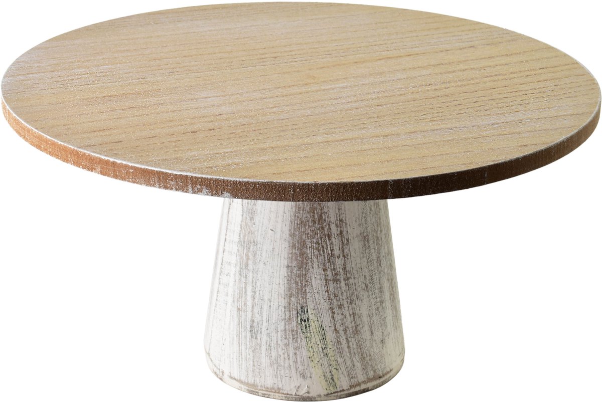Mondex DAZ - Decoratieve Patera - 30x30x16 cm - Natuurlijk Hout