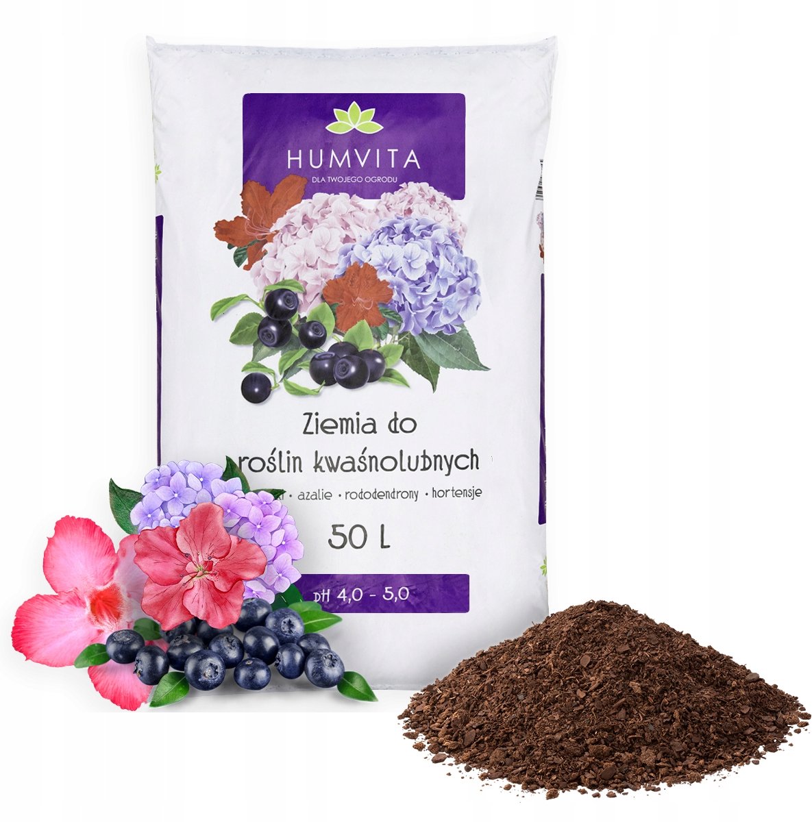 Bimberek - Zure Potgrond - Voor Azalea's en Hortensia's - 50