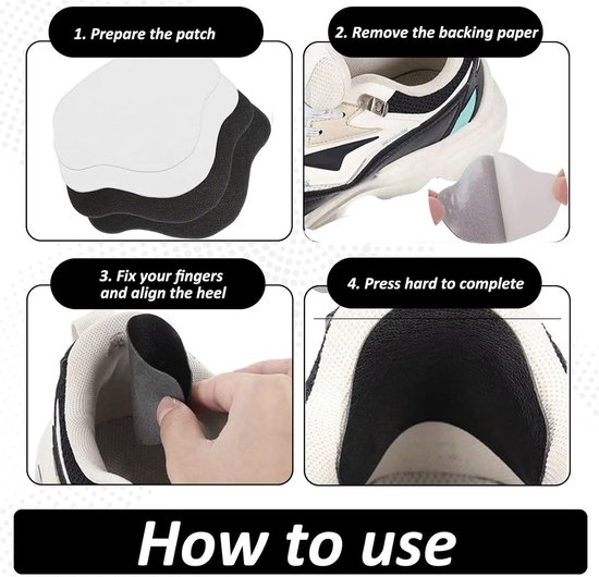 Sneaker Reparatie Patches - Schoen Hak Reparatie - Schoenen Herstellen - Zelfklevend Ontwerp - 34 Stuks - Assorti — afbeelding 5