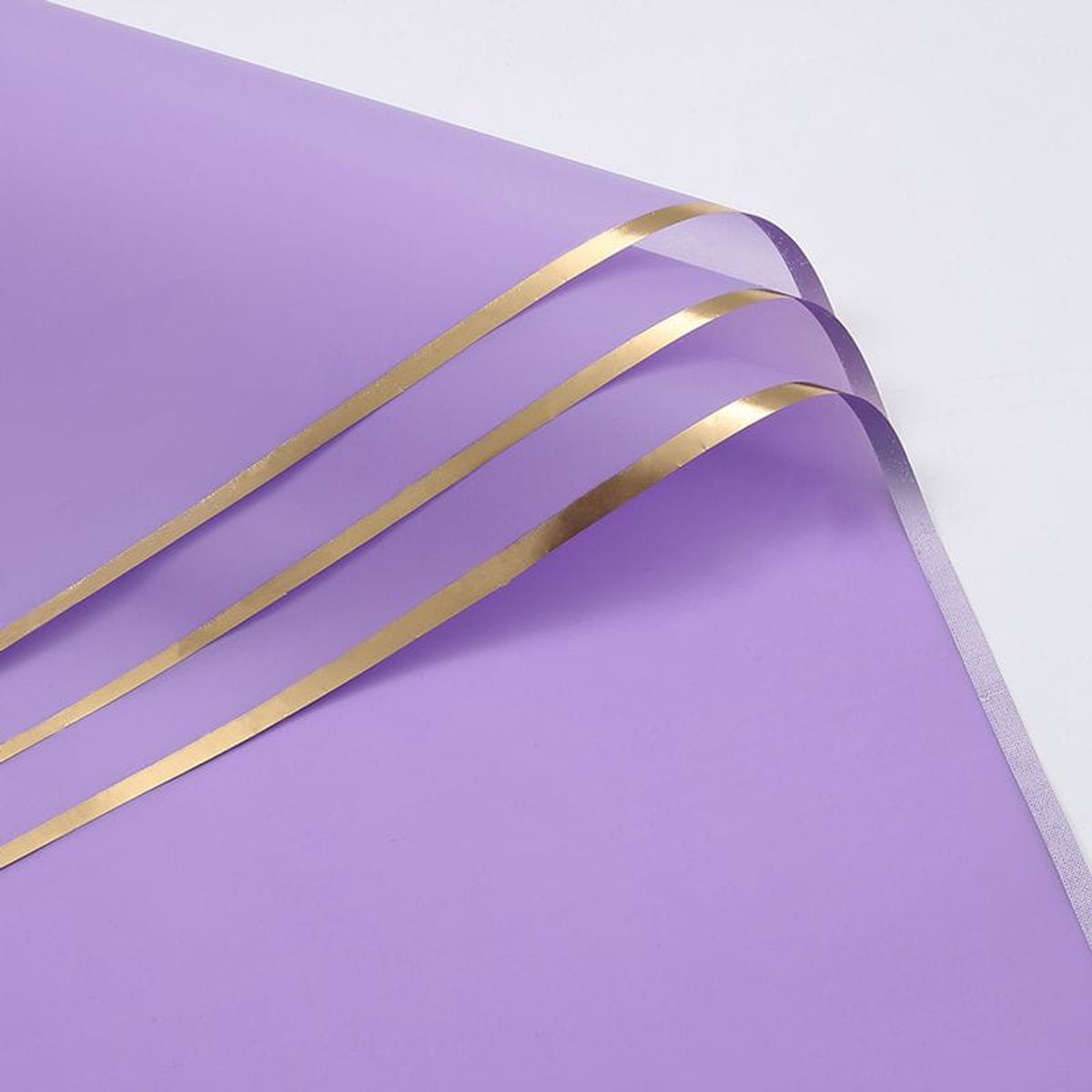Mech-mech.pl Stripe - Florale Folie - Lilac - 58x58 cm - 20 stuks