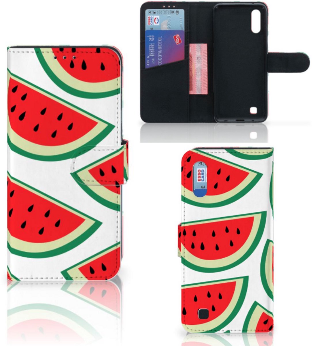 Samsung Galaxy M10 Book Cover Watermelons