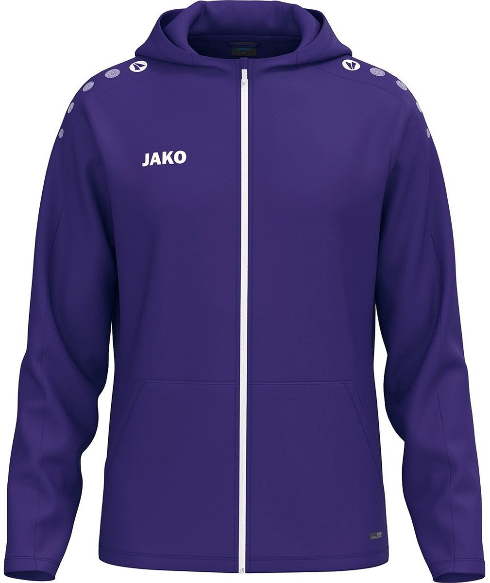 Jako One Jas Met Kap Heren - Violet | Maat: XL