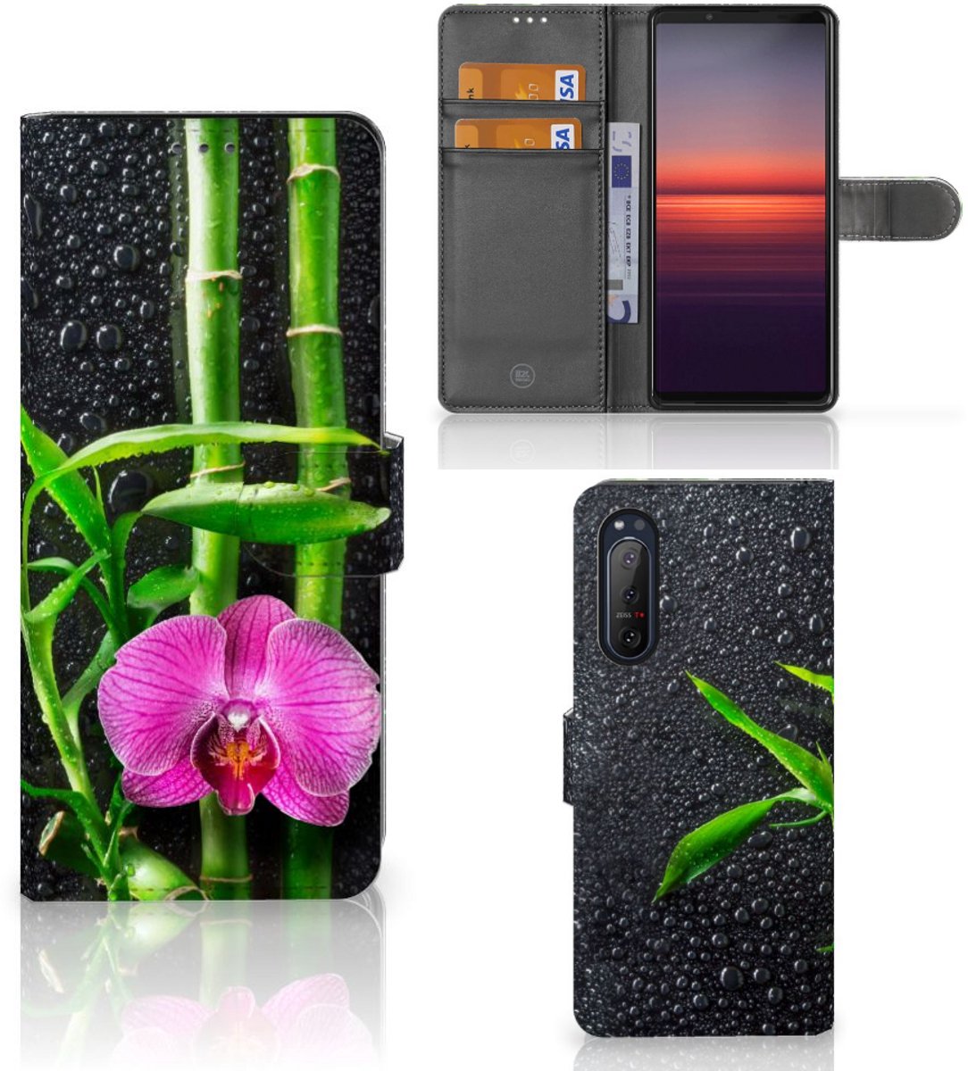 Sony Xperia 5II Hoesje Orchidee