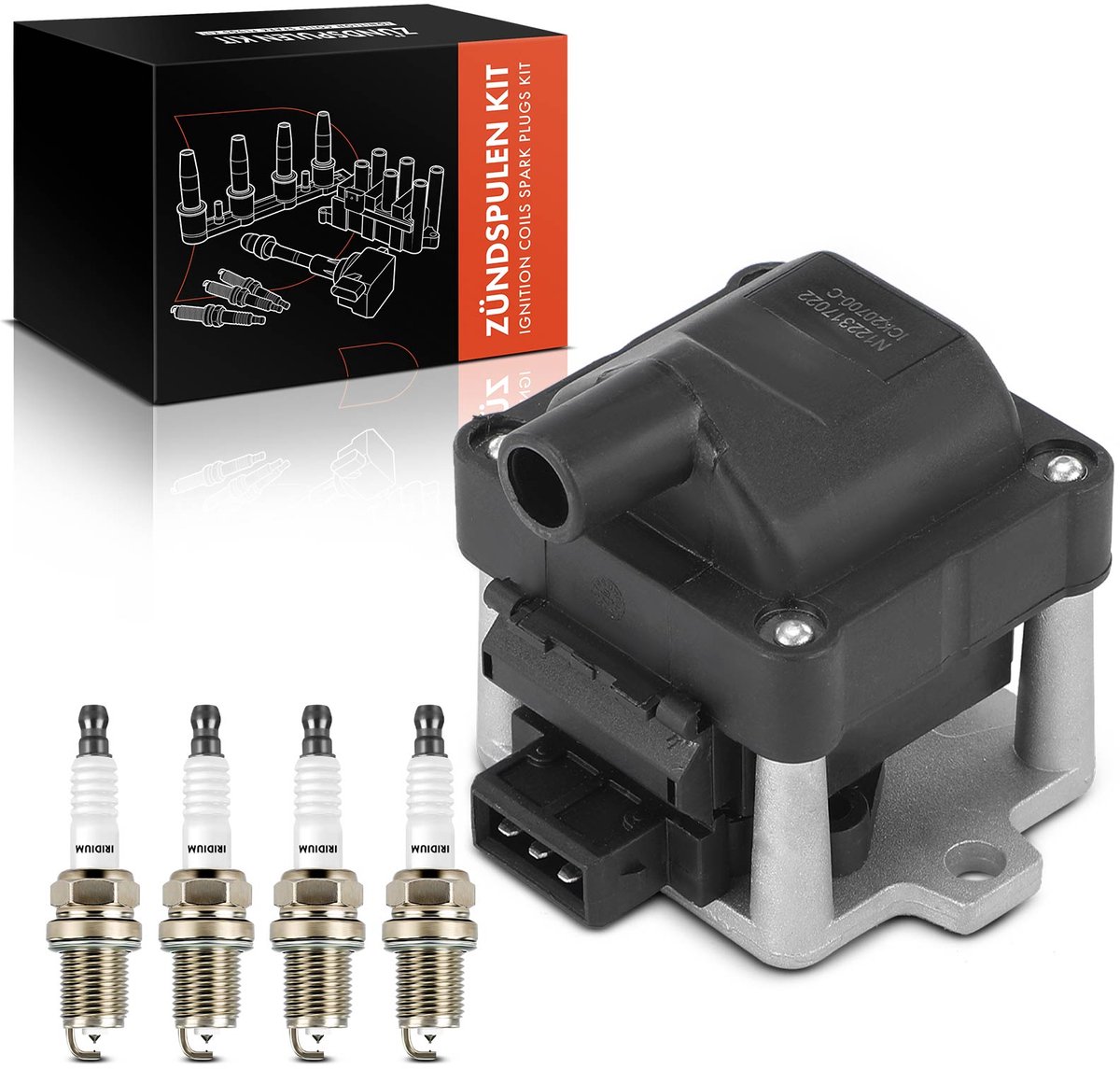 Frankberg 1x Bougie+4x Bougie voor VW