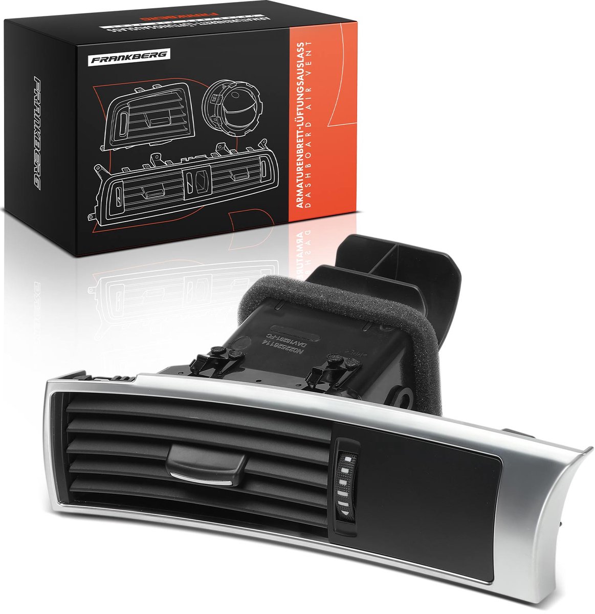 Frankberg 1x luchtuitstroomrooster dashboard voor links voor Audi
