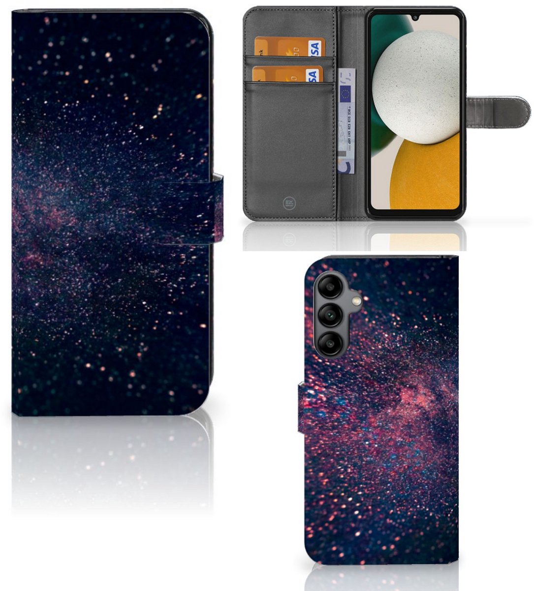 Samsung Galaxy A34 Book Case Stars