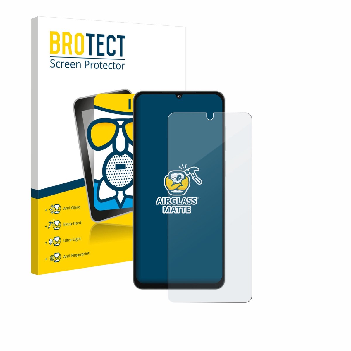 BROTECT - Screenprotector voor Samsung Galaxy M06 - Folie Beschermfolie Beschermglas matte