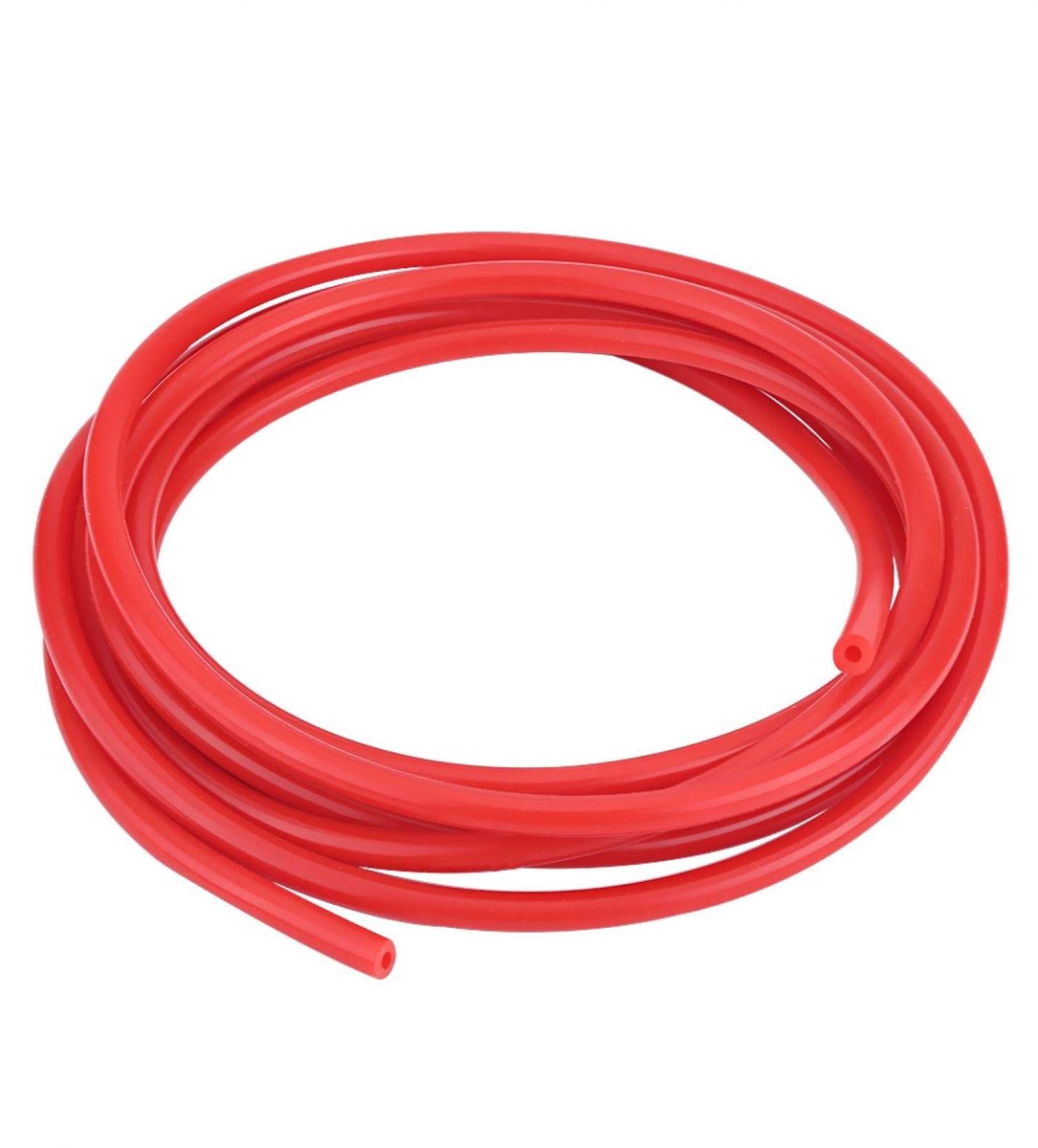 Allecto - Silicone Vacuum Tube 4mm - Hoogwaardige Siliconen Slang voor Auto's (Rood)