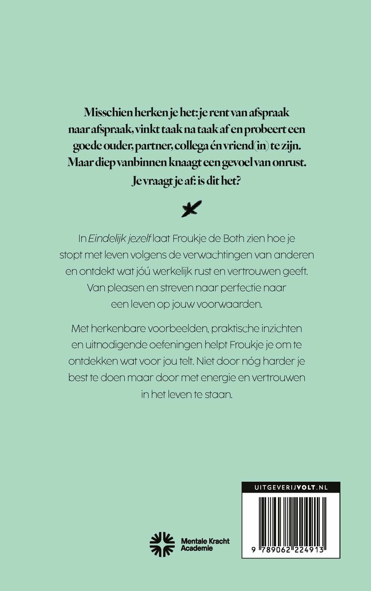 Eindelijk jezelf - back cover