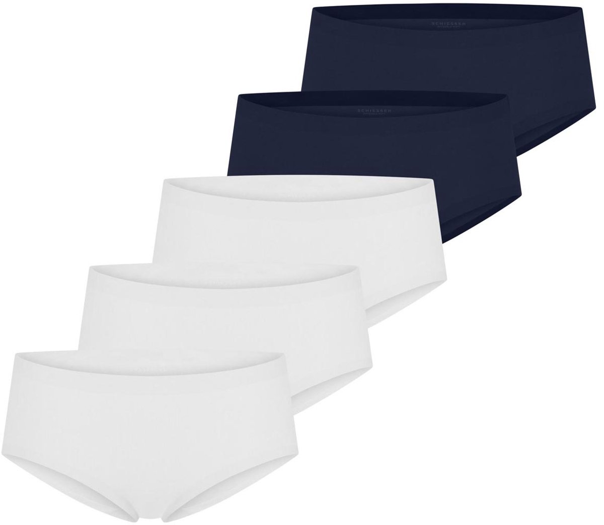 Schiesser Dames slip / onderbroek 5 pack Invisible Cotton