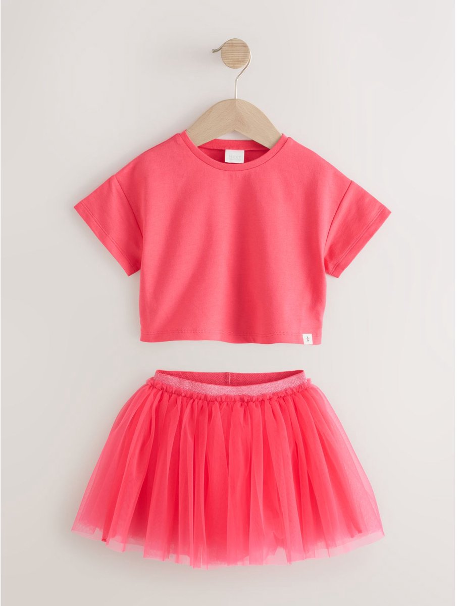 Next - Meisjes - Set van top en tutu-rok - Roze