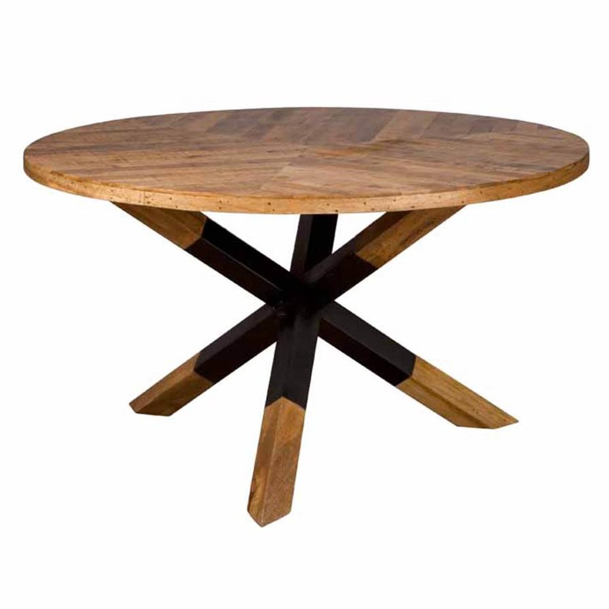 Tower Living Eettafel Viola - Rond Naturel Hout - Ø130cm