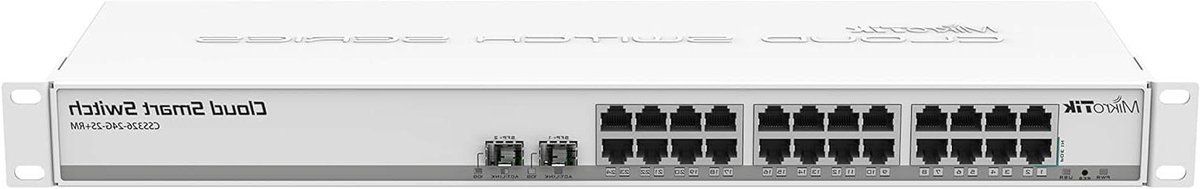 Gigabit Ethernet Switch - Netwerk Switch - Netwerk Beheer - 24 Poorten - 1U - Wit