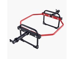 VEVOR Trap Bar Hexagon Dumbbell Halterstang 50 mm 240 Kg Laadvermogen, Gewichtheffen en Krachttrainingsapparatuur, Home Gym voor Squats Deadlifts Schouderpers, Rood