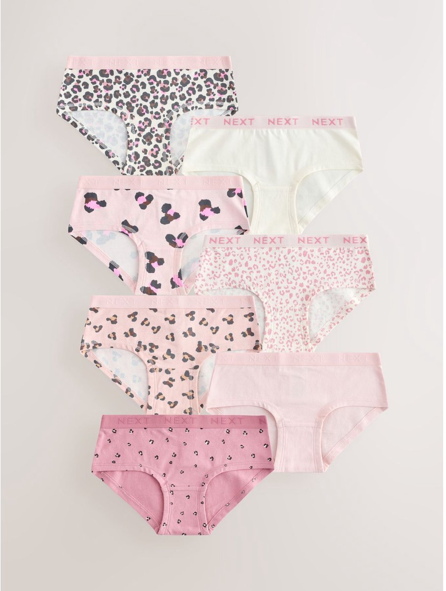 Next - Meisjes - Set van 7 hipsters - Roze