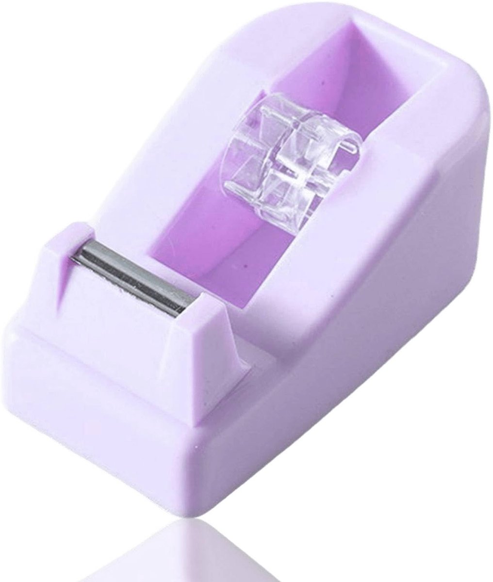 JHUBERS- Tape Dispenser Praktisch - Plakbandhouder - Antislip Pad - Geschikt voor Plakband 18mm - Kantoor/Thuis/School - Modern Design