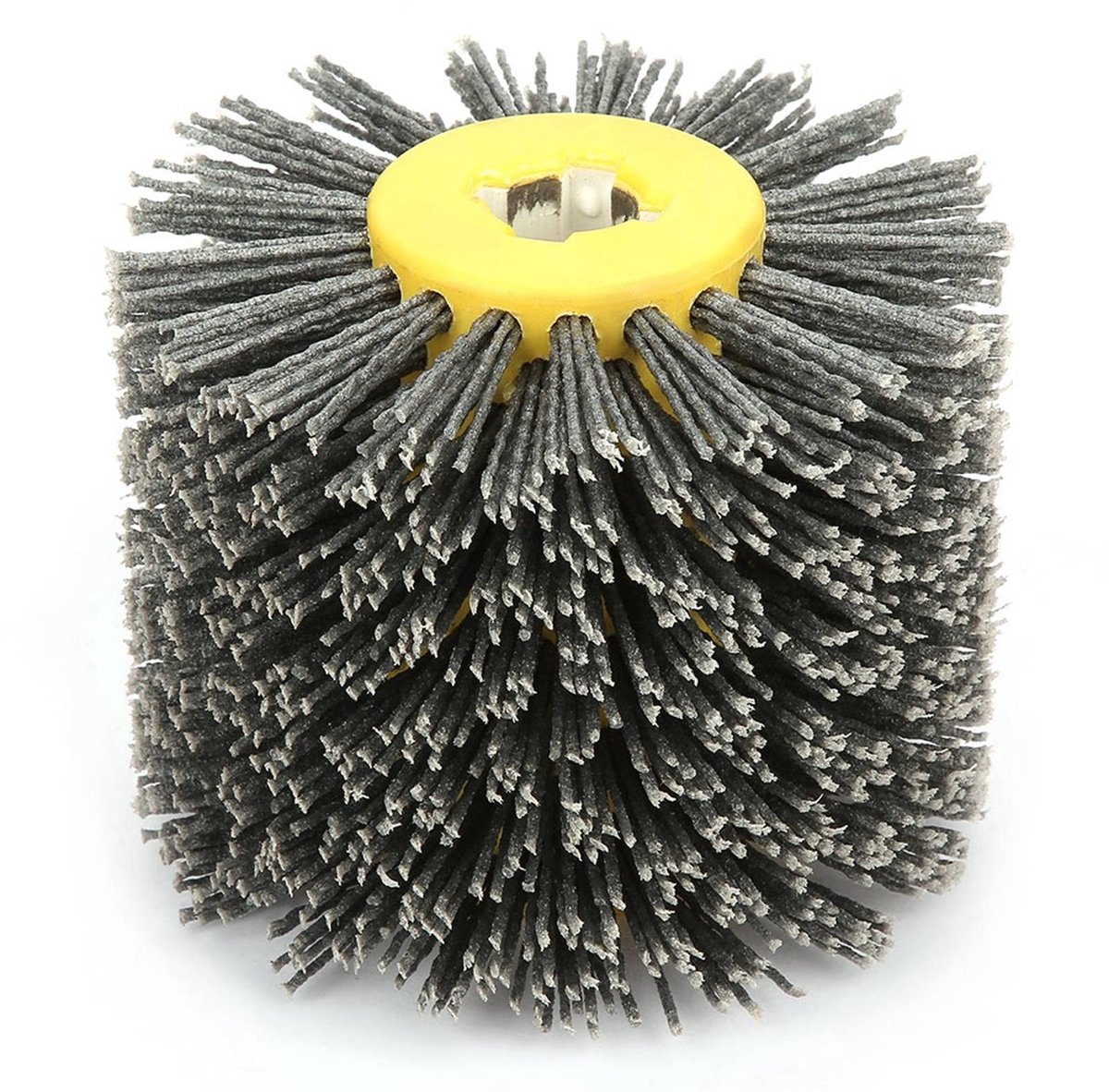 SOUQONE - Polijstborstel - Abrasieve nylon - 5 inch formaat - 80 grit korrel - Houtbewerking - Ideaal voor hout - Geschikt voor diverse houtsoorten