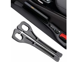 2 stuks - Autostoel Vuller Organizer - Autostoelopeningvuller - Autostoel Spleetvuller - Auto-organizers - Gap Filler voor Autostoel - Opbergtas - stoelbeschermers - voor SUV's, trucks en sedans - 40*6 cm - zwart