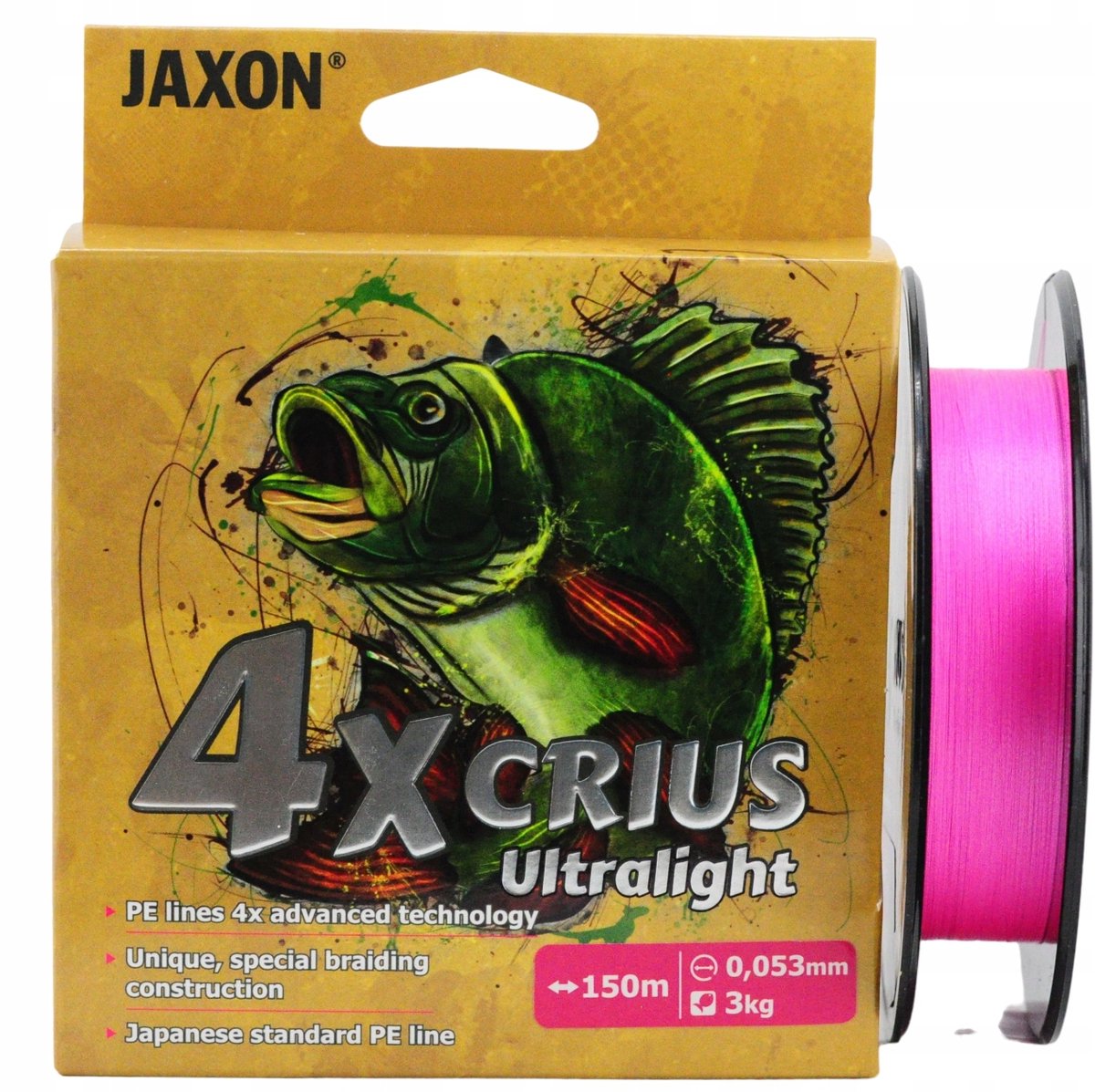 Jaxon Crius Ultralight 4X Roze Vislijn 0,053mm 150m