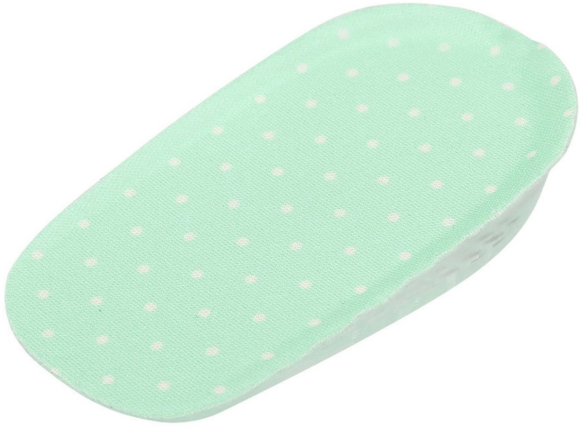 Dailygoods- Inlegzolen Hoogteverhoging - Siliconengel Inlegzolen - Hielkussen 2,5 cm - Ademend Materiaal - Schokabsorptie - Universaal voor Schoenen - Hielverhogers