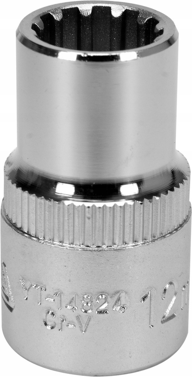 Yato Spline Dop 1/2" 12mm - Duurzame Kracht voor Uw Werkplaats