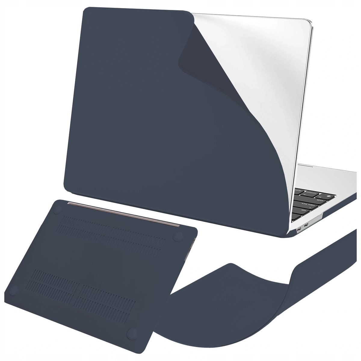 Alogy MacBook Air 13" M1 (2018-2021) Mat Hoesje - Blauw