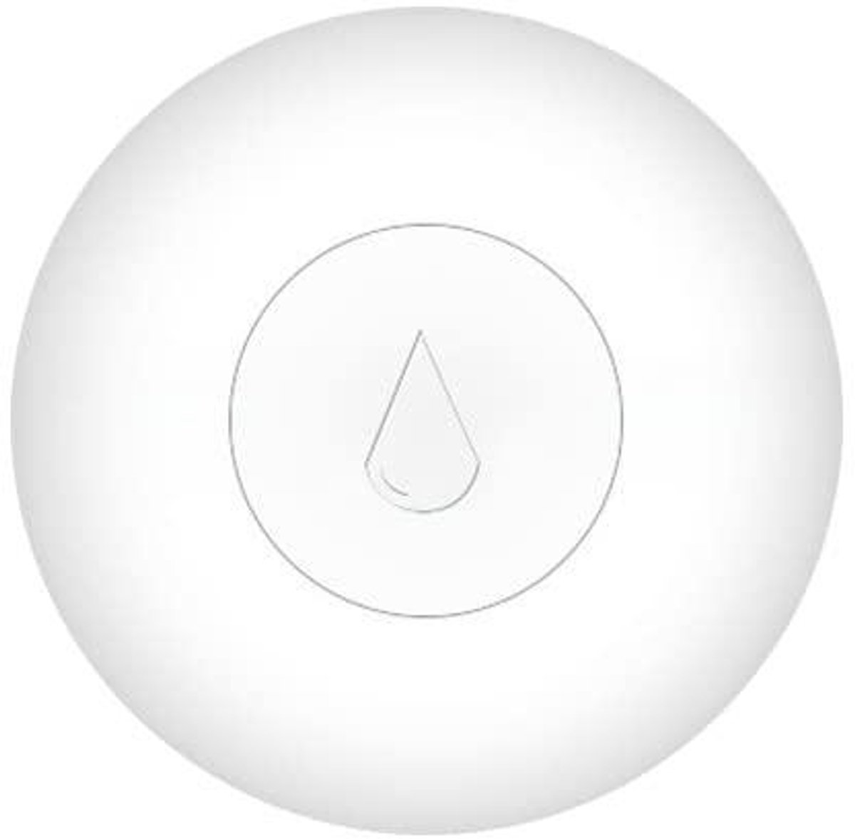 Waterleksensor - Overstromingsdetector - Waterdetectie - Real-time melding - 50x17mm - Wit