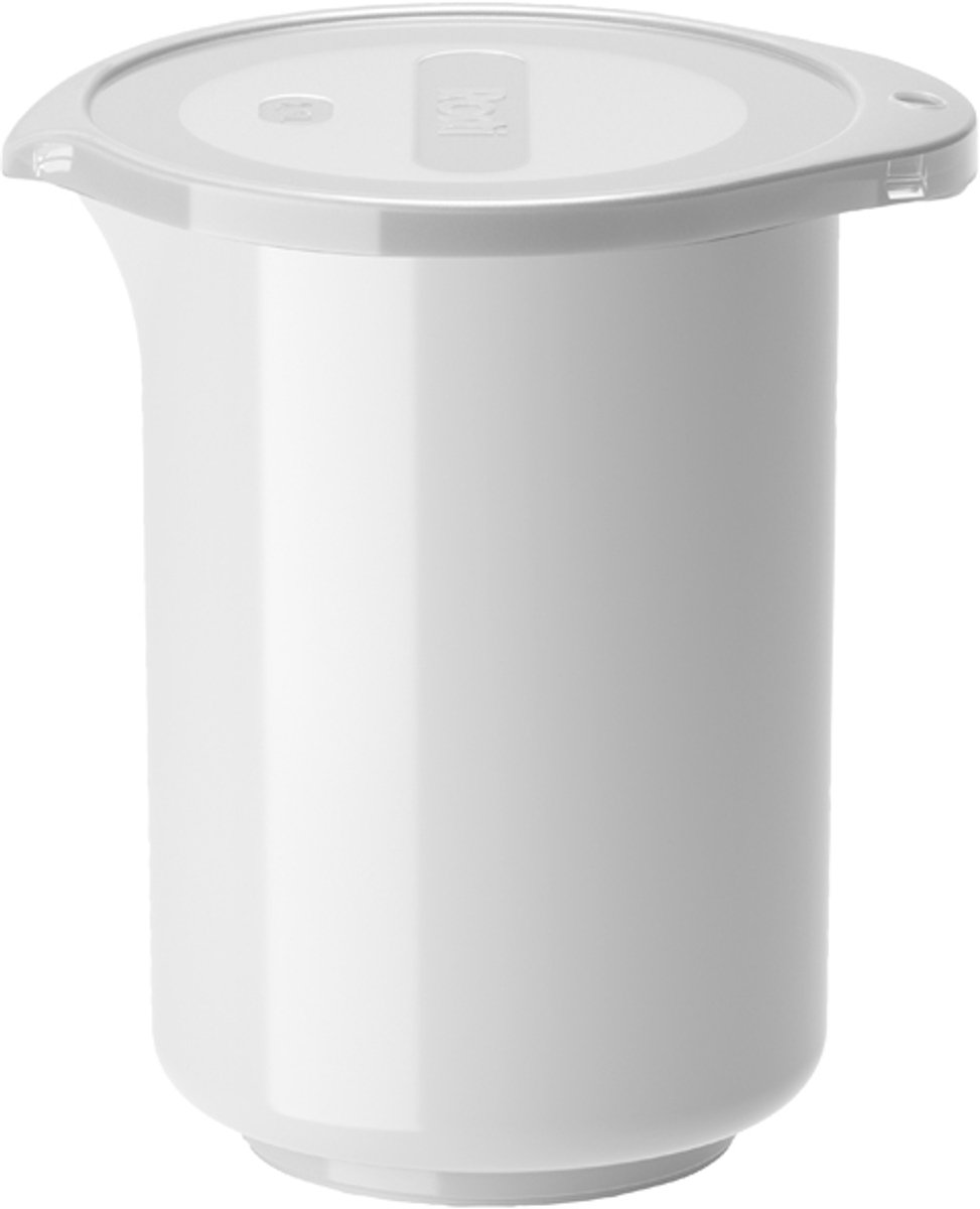Rosti NEW Classic Mengkan met deksel 1,25 liter Wit