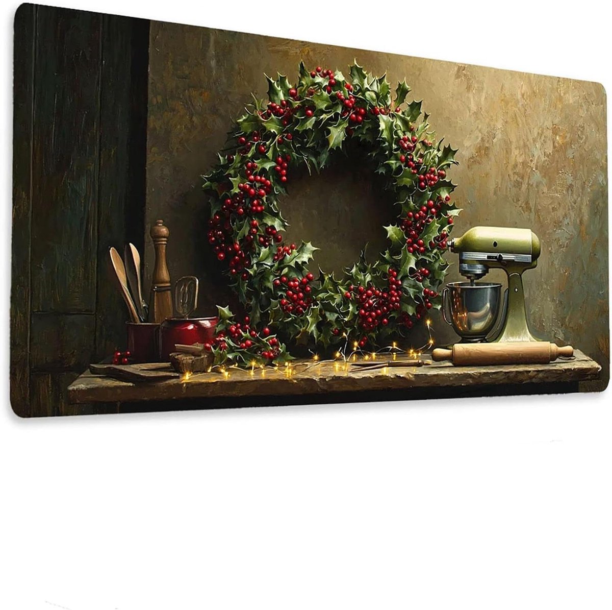 Grote Muismat - Bureau Onderlegger - Comfortabel Werken - Waterdichte Coating - 100x50 cm - Rood