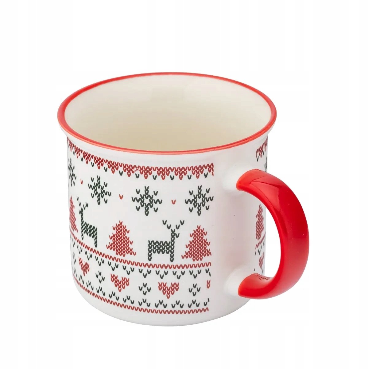 Altom Design Scandi Winter Porseleinen Mok 400ml - Kerstcadeau